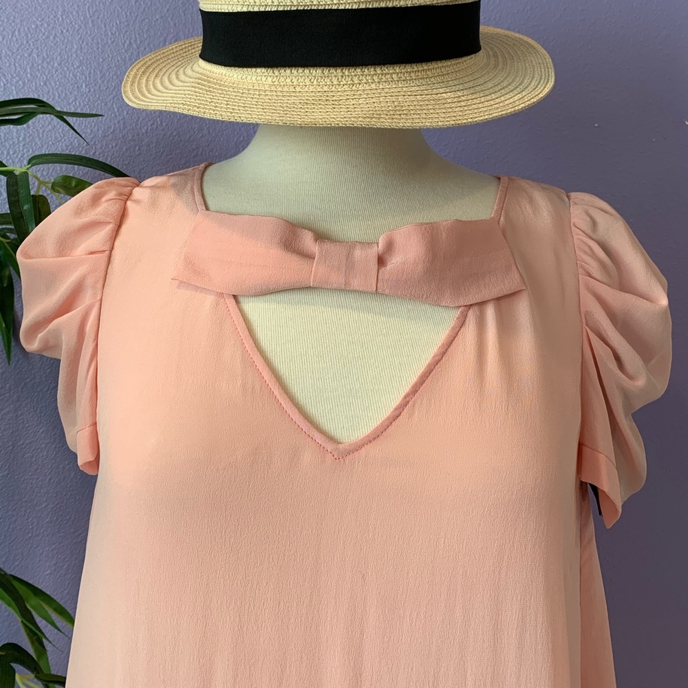 Pink Ribbon Silk dress - Picture 5 of 6